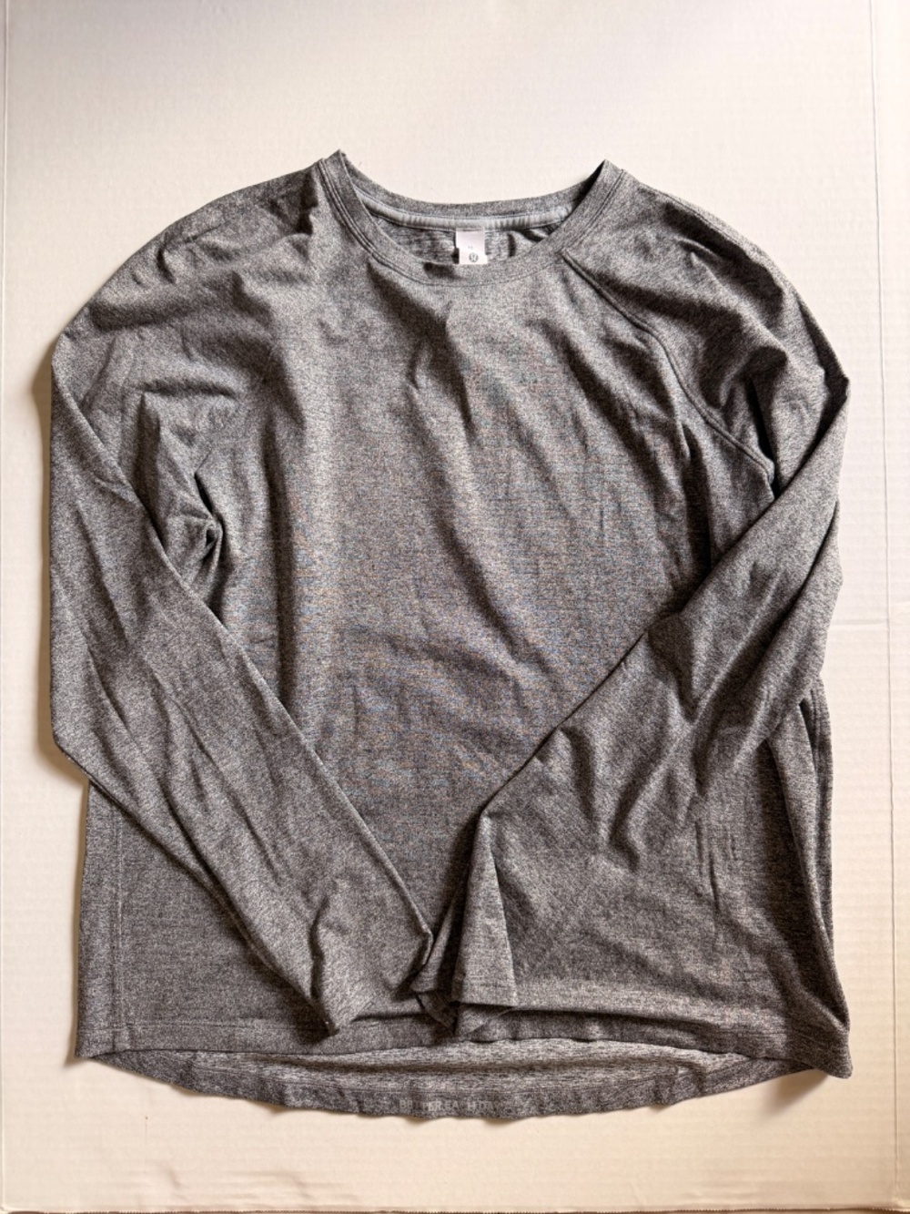 Lululemon License to Train Classic-Fit Long-Sleeve Shirt Heathered Black - Picture 2 of 5